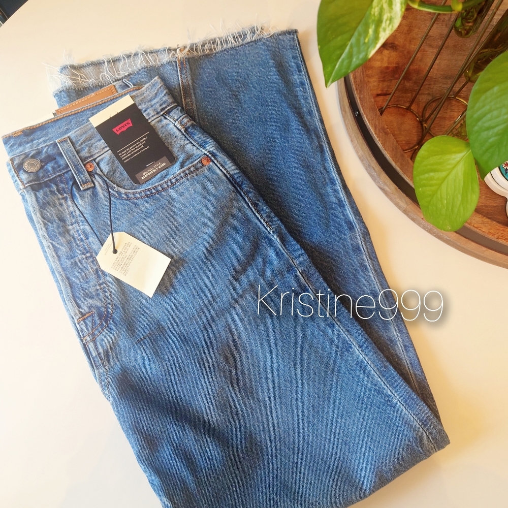 Levi's Premium ICONIC Long Denim Skirt Indigo Medium Wash sz 24 25 26 27 28 29 - Picture 7 of 10